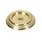 1 1/4" Knob Back Plate in Polished Brass