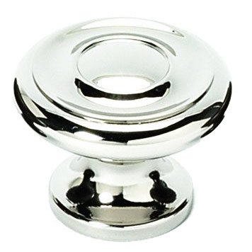 Solid Brass 1" Knob in Polished Chrome