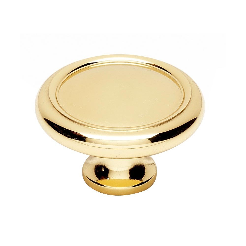 Solid Brass 1 3/4" Knob in Polished Brass