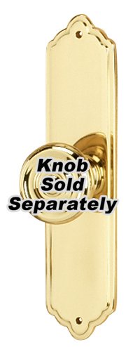 Solid Brass 4" Rectangle Escutcheon in Polished Brass