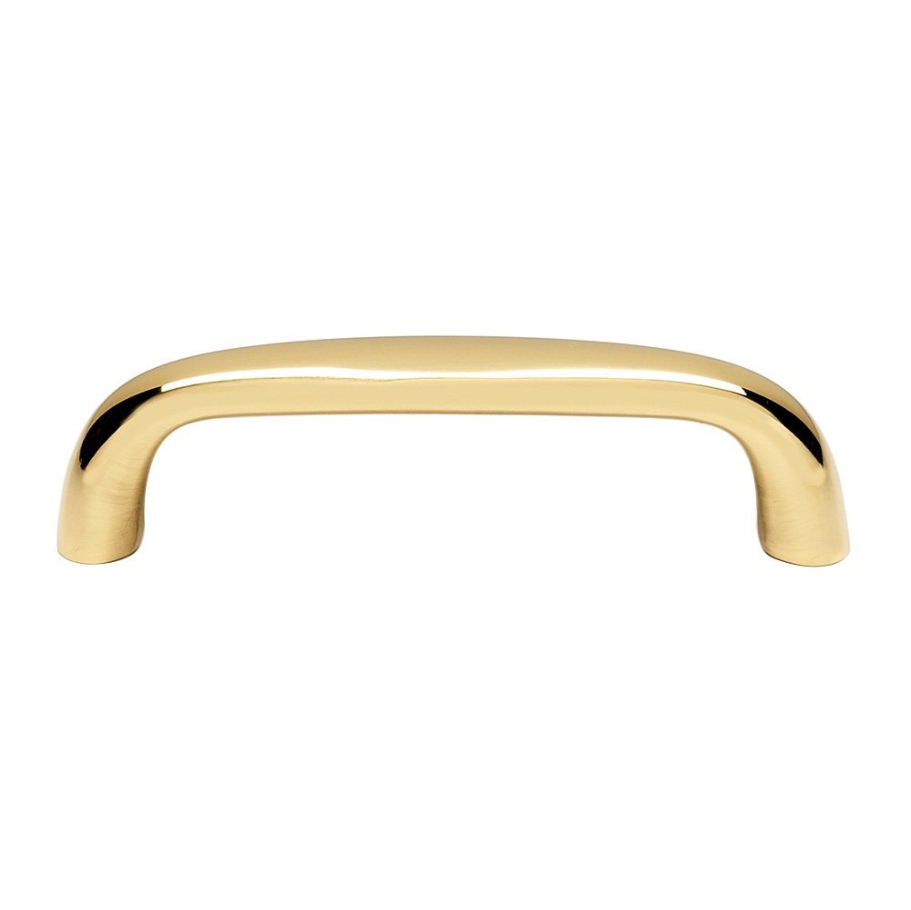 Solid Brass 3" Centers Pull in Polished Brass