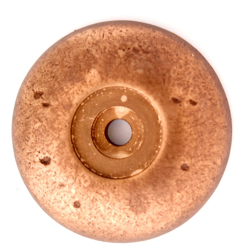Solid Bronze 1 5/8" Backplate for A1403 in Rust Bronze