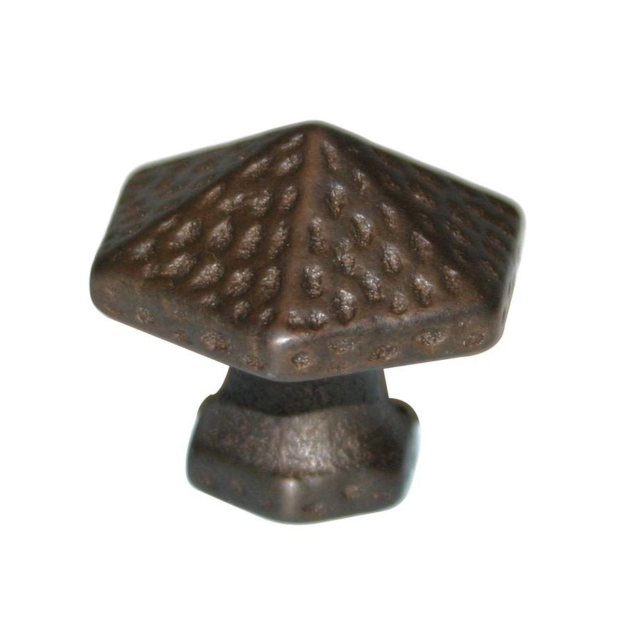 Solid Brass 1 1/4" Knob in Dark Bronze