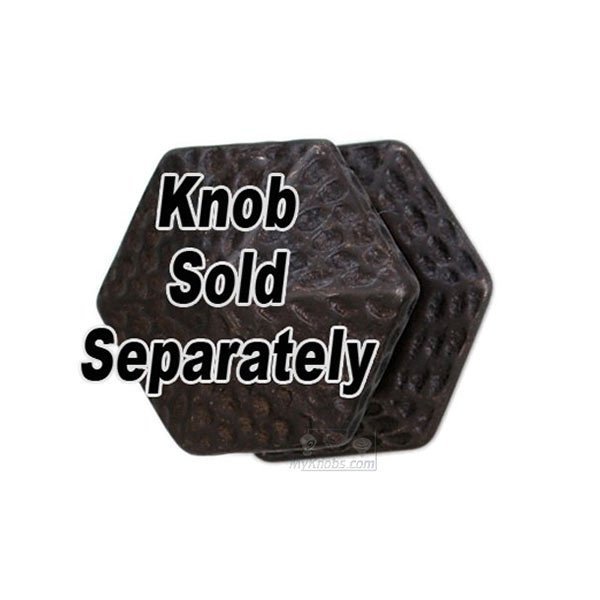 Solid Brass 1 1/4" Rosette for A1431 Knob in Dark Bronze