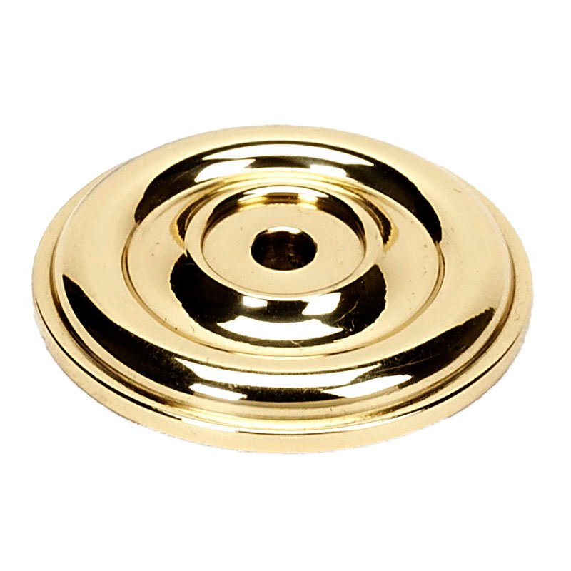 Solid Brass 1 5/8" Rosette for A1452 Knob in Unlacquered Brass