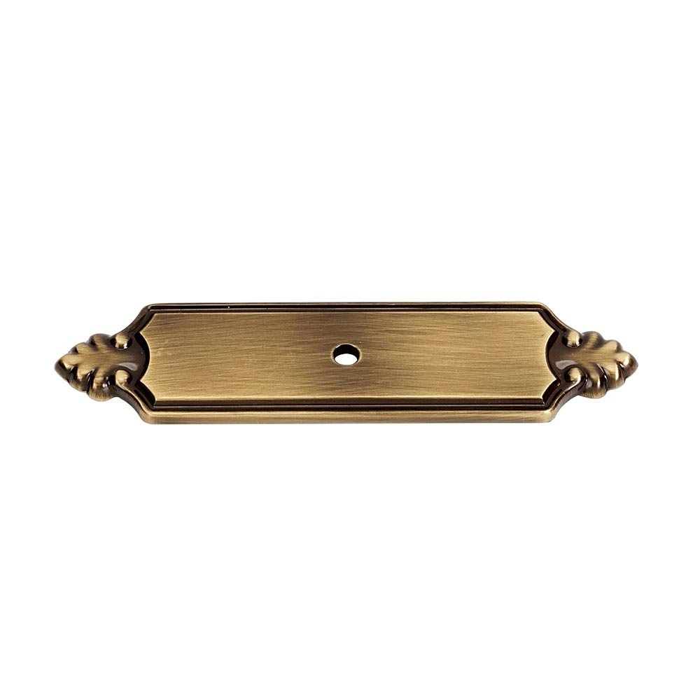 Solid Brass 4 1/4" Backplate in Antique English