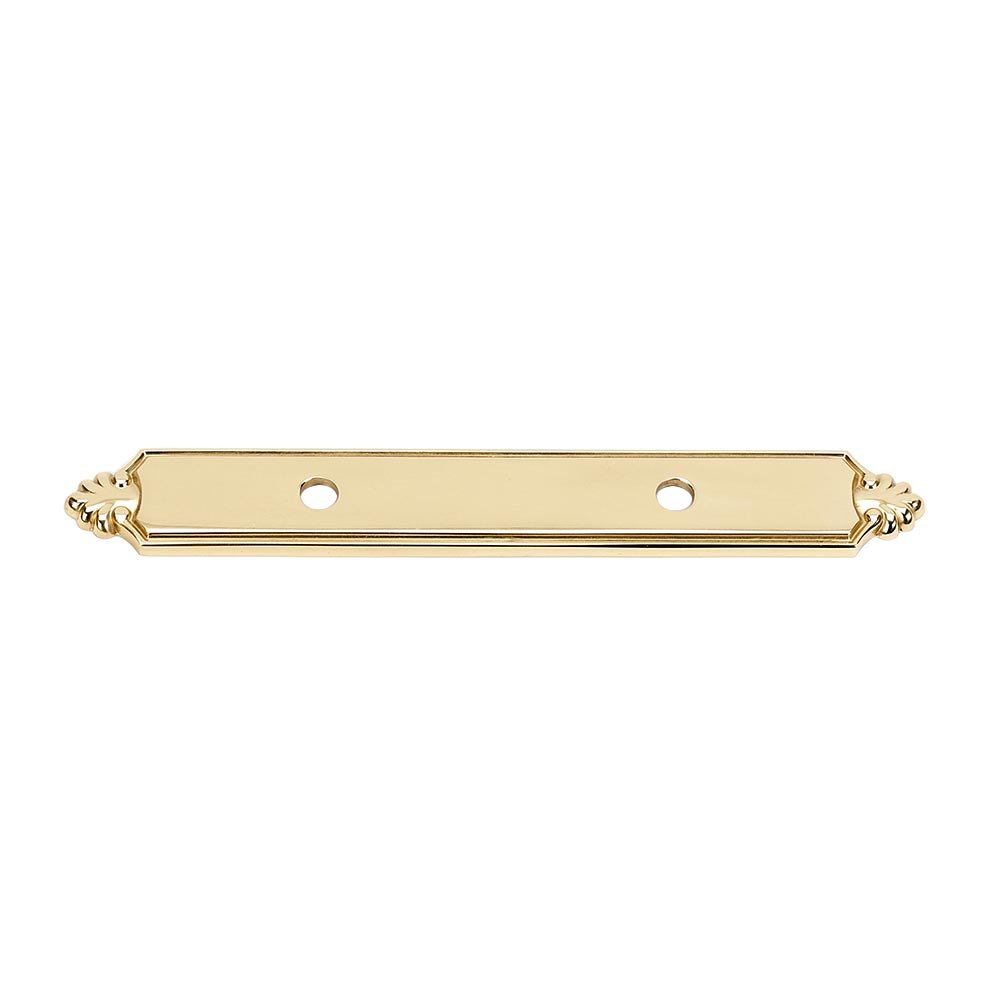 Solid Brass 3" Centers Backplate for A1455-3 in Polished Brass