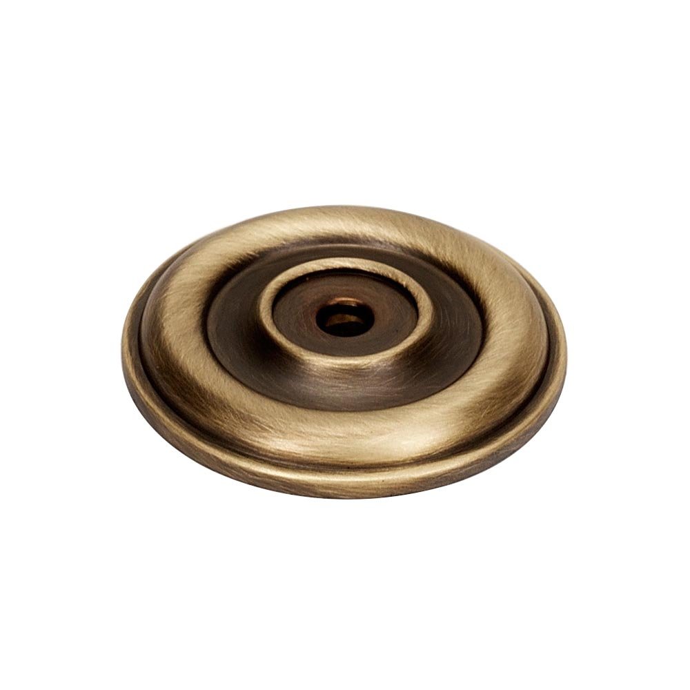 Solid Brass 1 3/8" Rosette for A1451 Knob in Antique English Matte