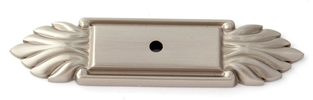 Solid Brass 4" Backplate in Satin Nickel