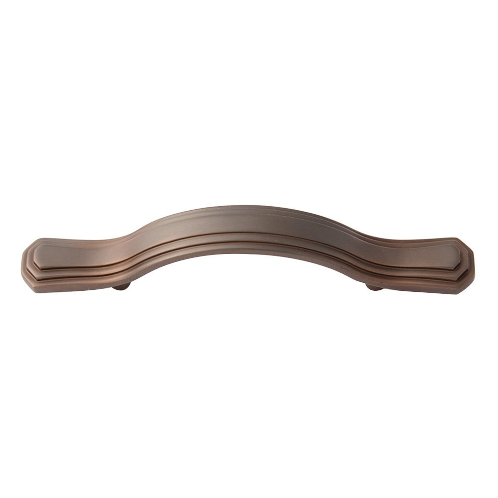 Solid Brass 3 1/2" Centers Pull in Chocolate Bronze