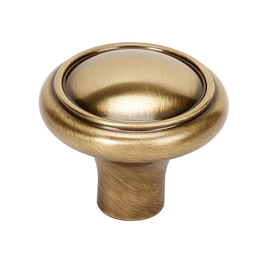 Solid Brass 1 1/2" Knob in Antique English
