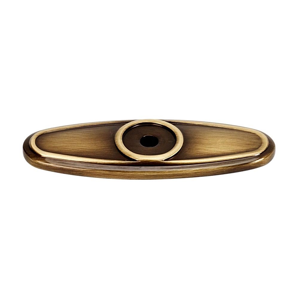 Solid Brass 2 1/2" Backplate in Antique English