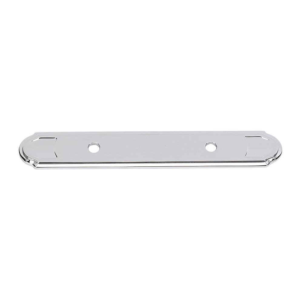 Solid Brass 3 1/2" Centers Backplate for A1567-35 in Polished Chrome