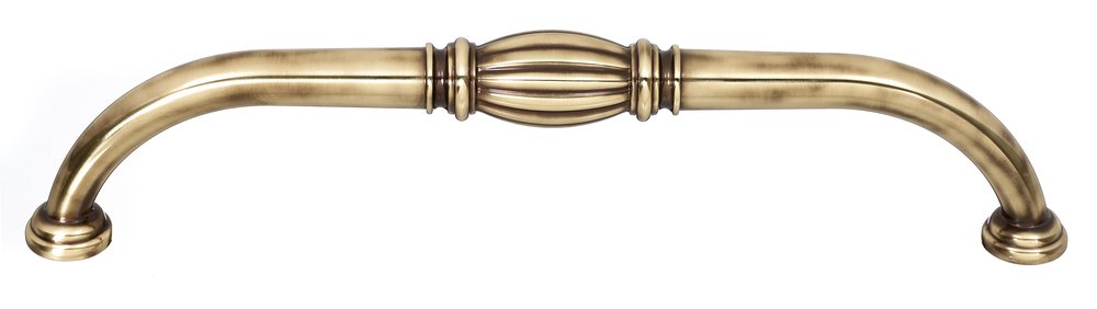 Solid Brass 8" Centers Pull in Polished Antique