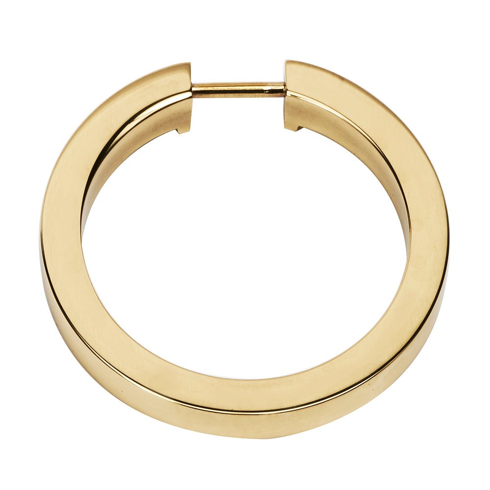 2 1/2" Round Ring in Unlacquered Brass