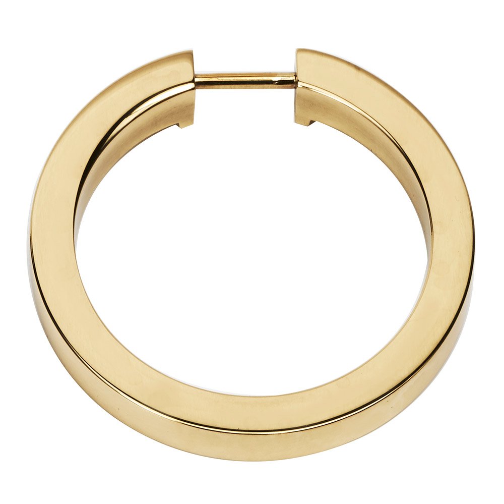 2" Round Ring in Unlacquered Brass