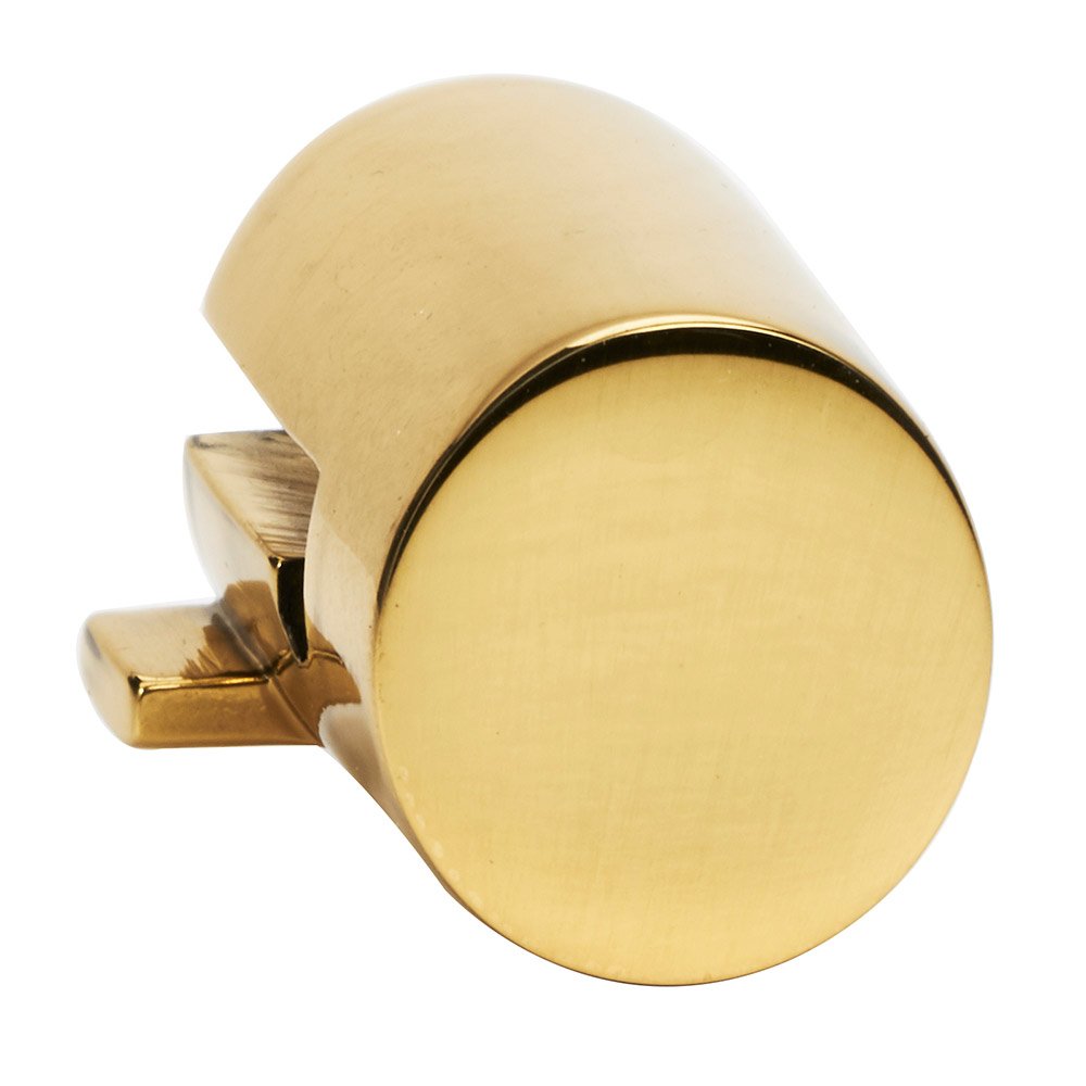 Large Round Mount for Rings 3" and 3 1/2" in Unlacquered Brass