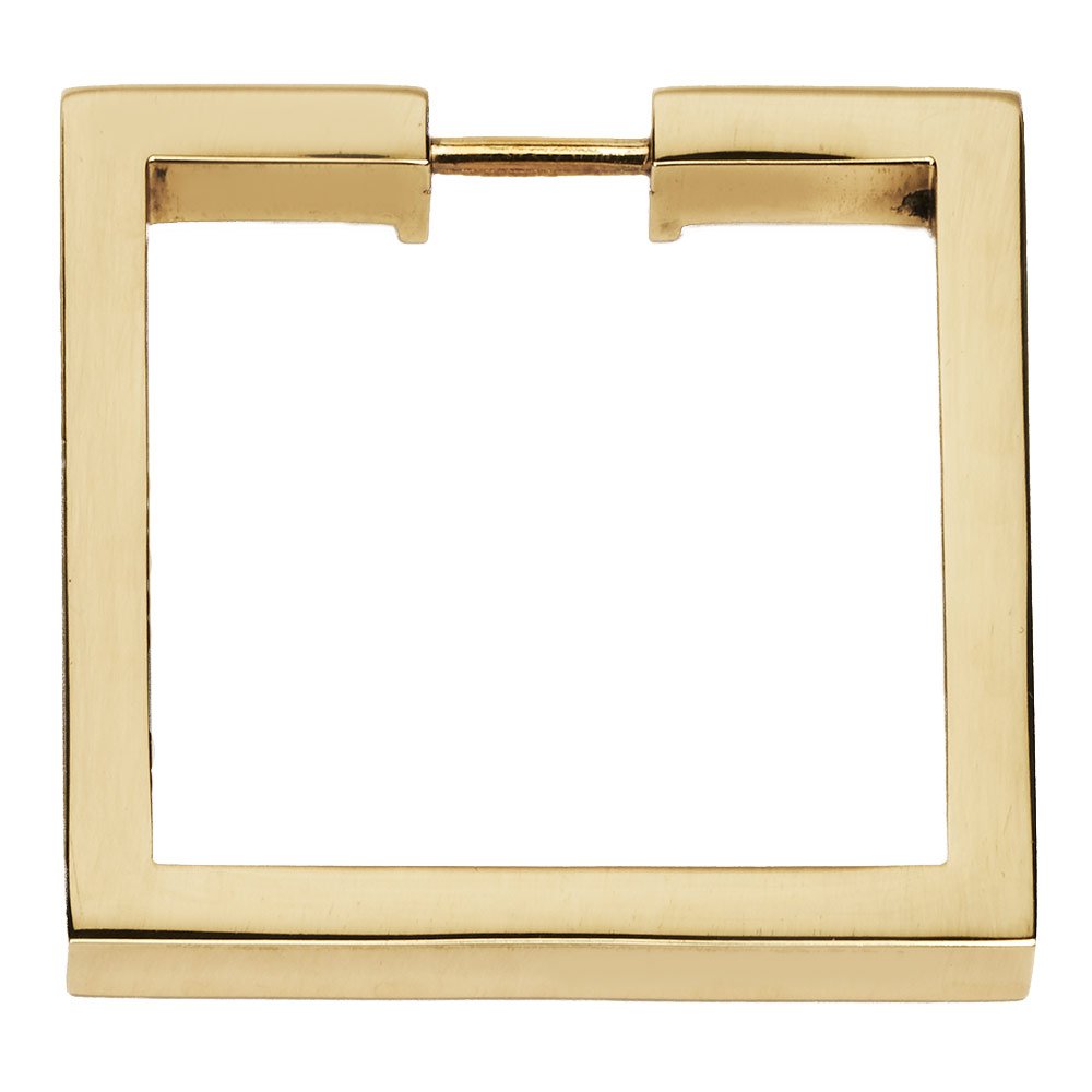 2 1/2" Square Ring in Unlacquered Brass