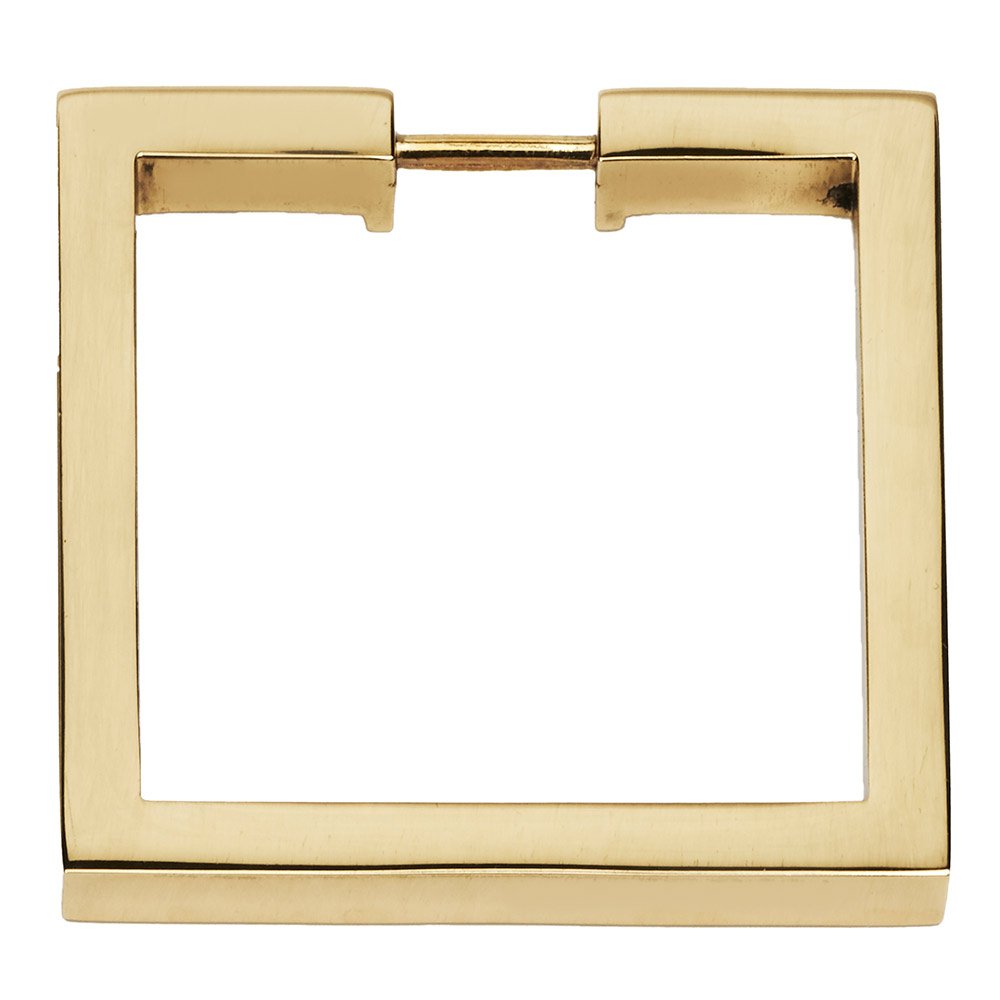 2" Square Ring in Unlacquered Brass