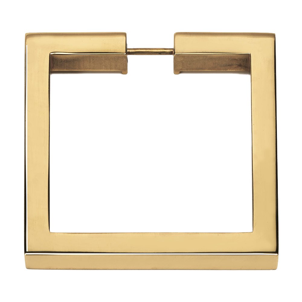 3 1/2" Square Ring in Unlacquered Brass
