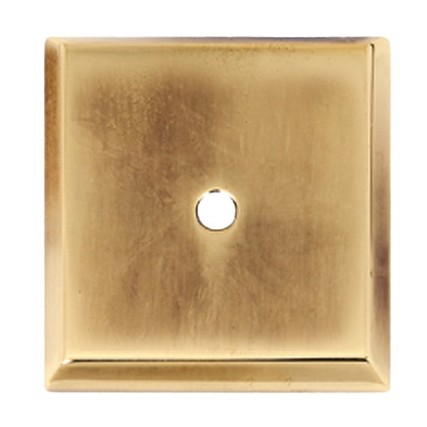 1 1/4" Square Backplate in Polished Antique