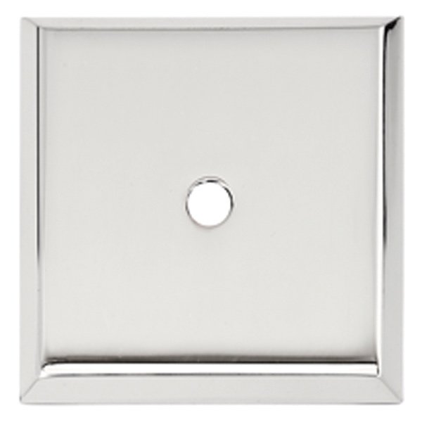 1 1/4" Square Backplate in Polished Chrome