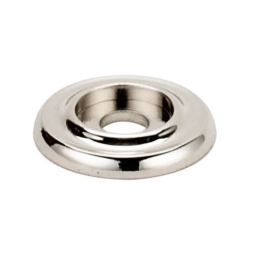 Solid Brass 3/4" Recessed Backplate for A817-34 in Polished Nickel