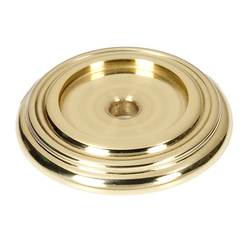 1 1/4" Knob Back Plate in Unlacquered Brass