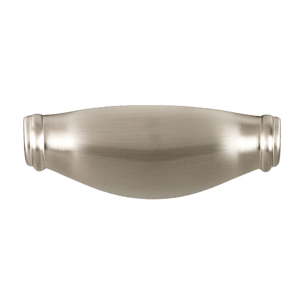 3" Centers Cup Pull in Satin Nickel