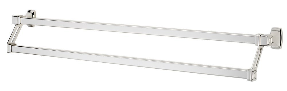 31" Double Towel Bar in Polished Nickel