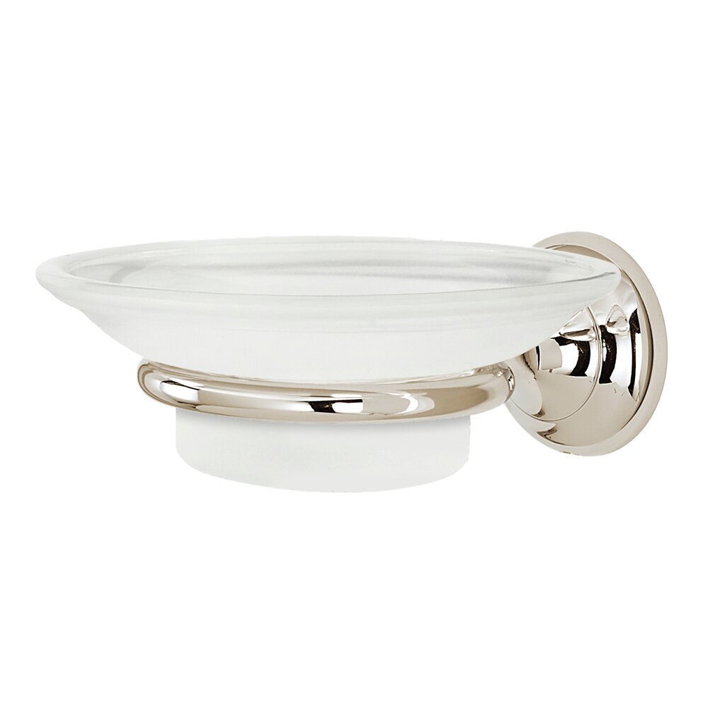 Soap Holder With Dish in Polished Nickel
