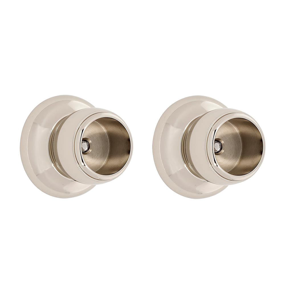 Shower Rod Brackets (Priced Per Pair) in Polished Nickel
