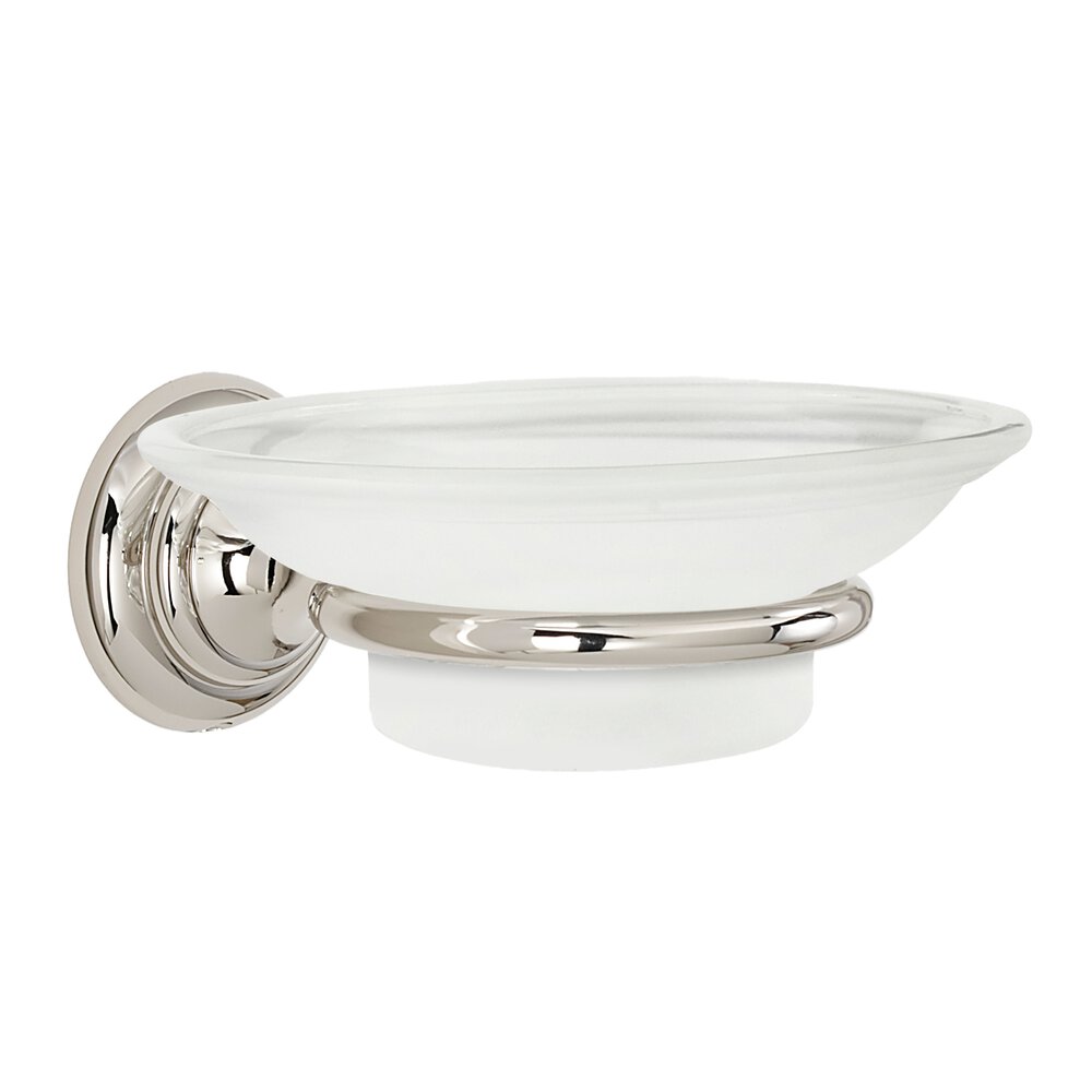 Soap Holder With Dish in Polished Nickel