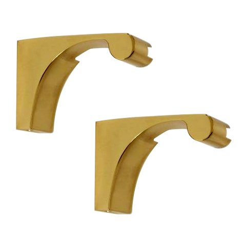 Shelf Bracket (Sold by the Pair) in Polished Brass