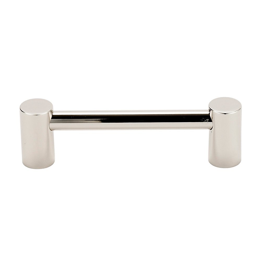 Solid Brass 3" Centers Pull in Polished Nickel