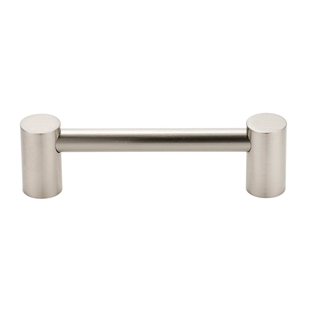 Solid Brass 3" Centers Pull in Satin Nickel