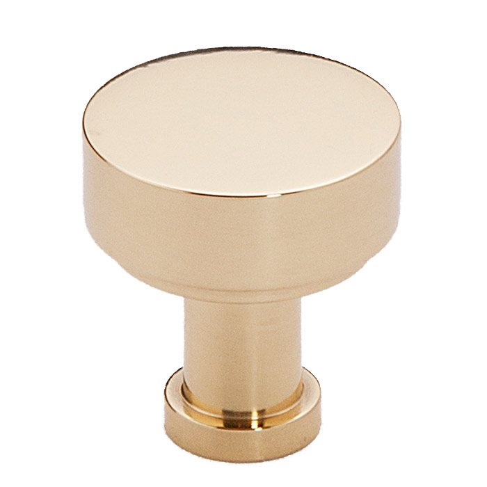 3/4" Rounded Knob in Polished Brass
