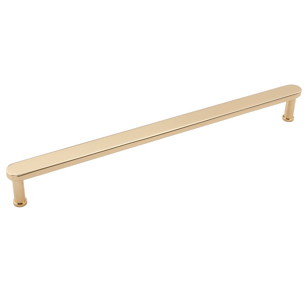 12" Centers Appliance/Drawer Pull in Polished Brass