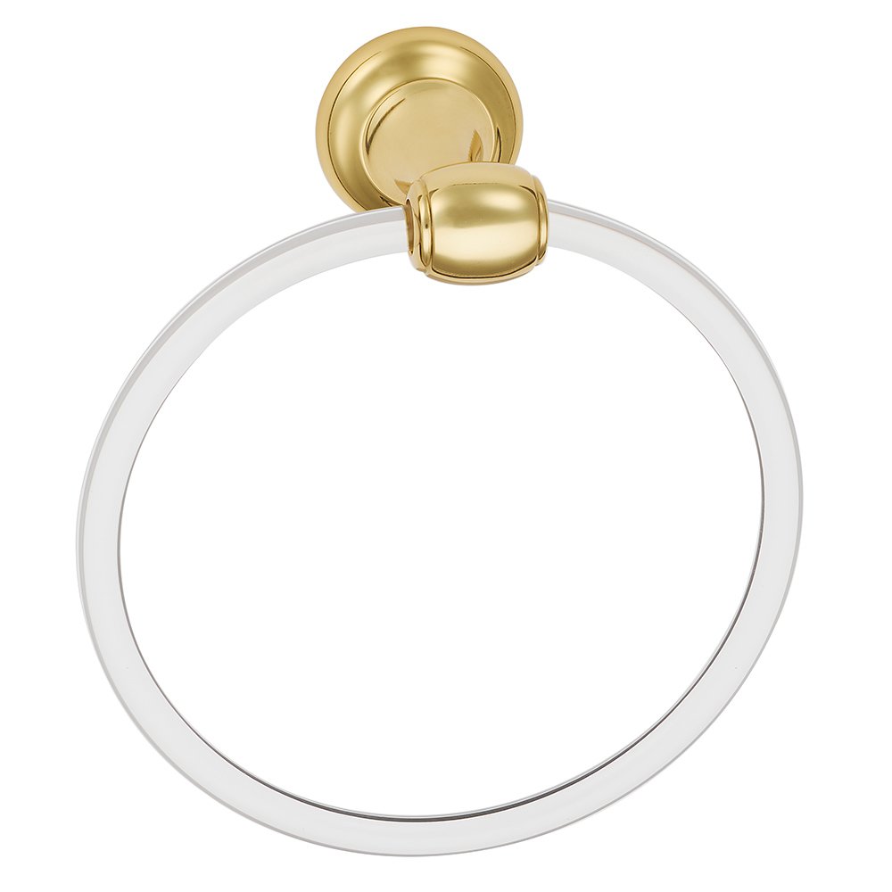 Towel Ring in Unlacquered Brass