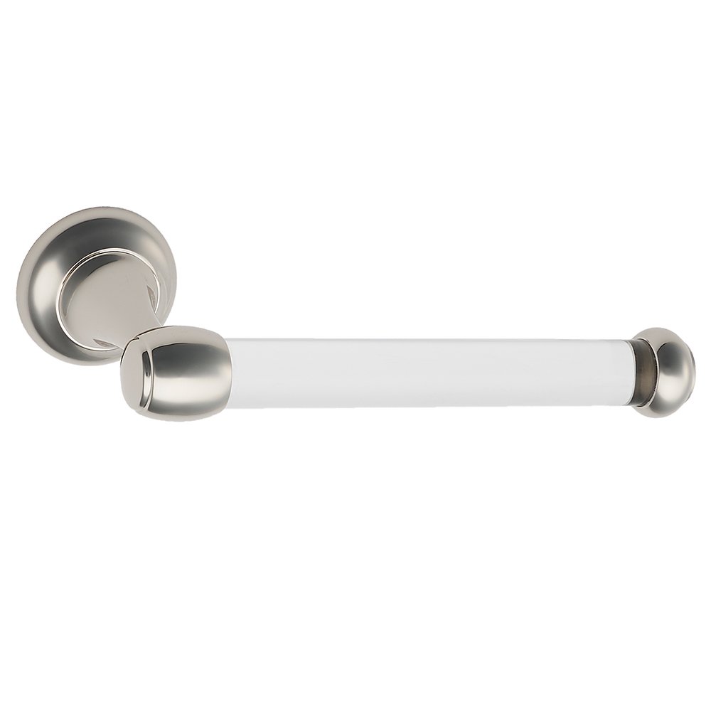 Single Post Tissue Holder in Polished Nickel 