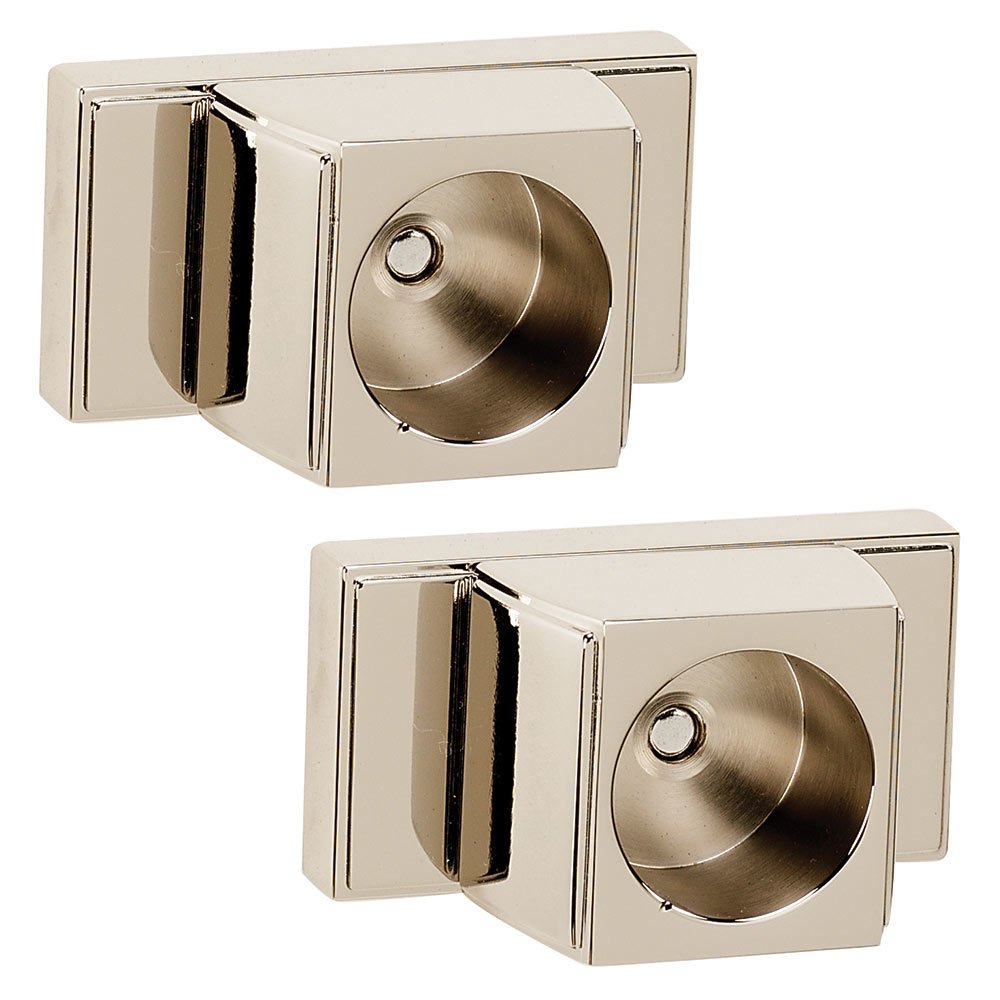 Shower Rod Brackets (Sold by the Pair) in Polished Nickel
