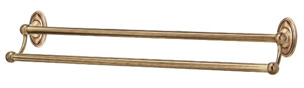 30" Double Towel Bar in Antique English