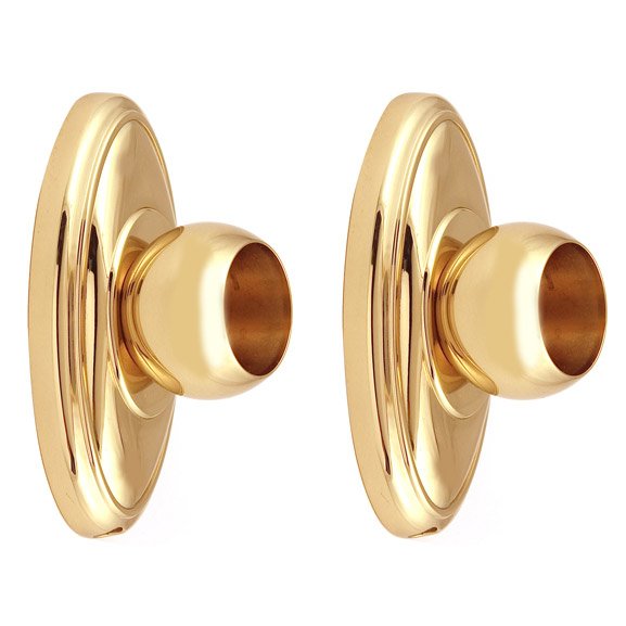 Shower Rod Brackets (priced per pair) in Polished Brass