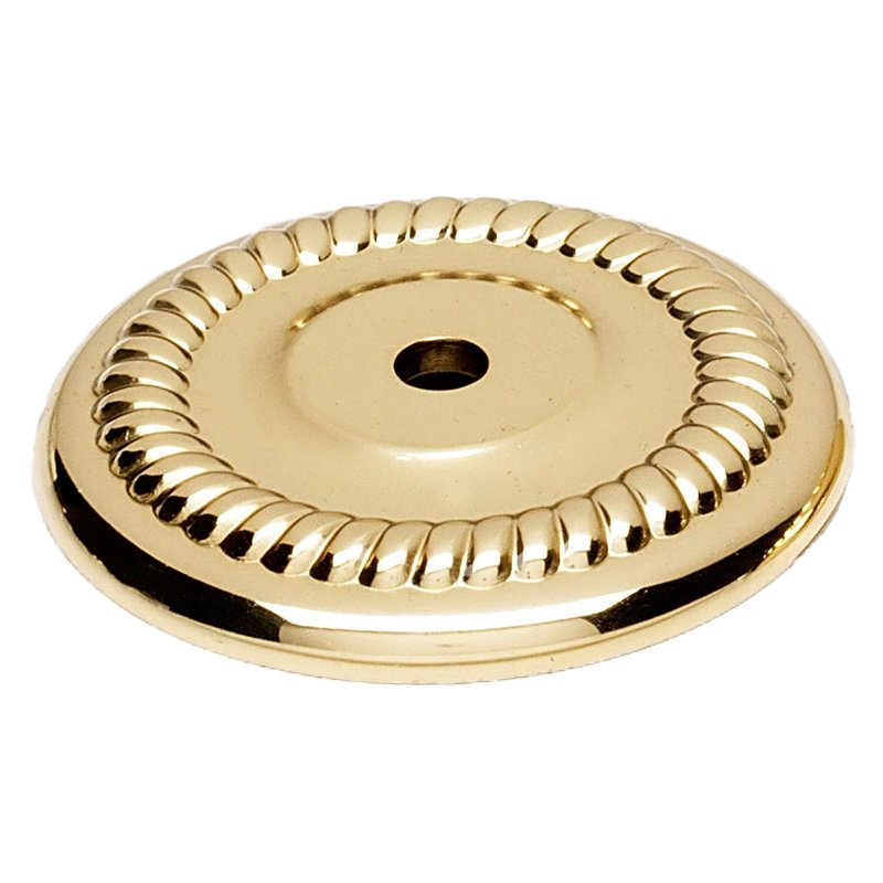 Solid Brass 1 1/2" Backplate for A812-38 in Unlacquered Brass