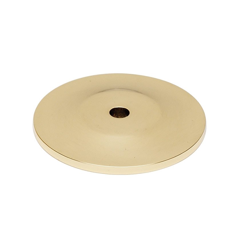 Solid Brass 1 1/4" Backplate in Polished Brass