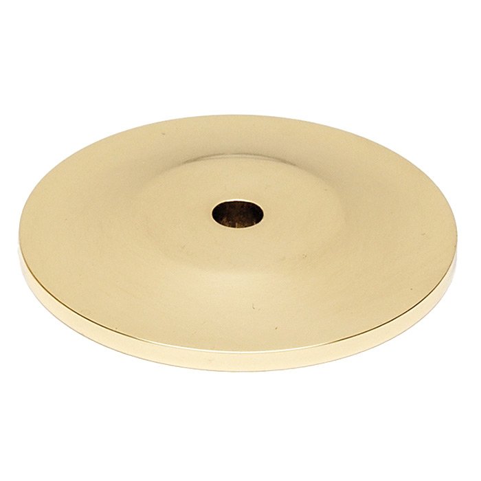 Solid Brass 1 1/2" Backplate in Unlacquered Brass