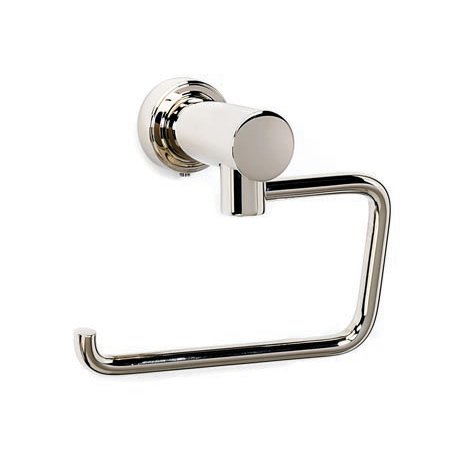 Single Post Tissue Holder in Polished Nickel