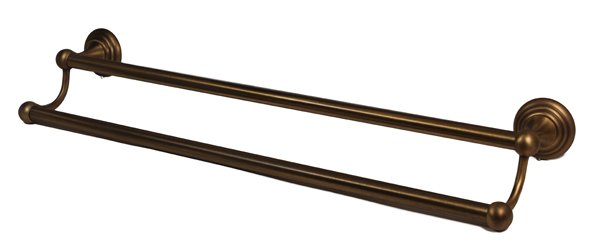 30" Double Towel Bar in Antique English Matte