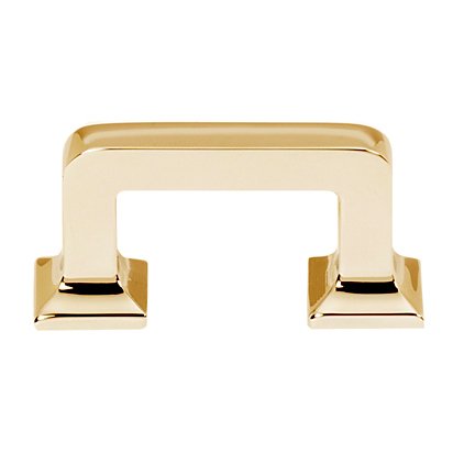 1 1/2" Centers Handle in Polished Brass