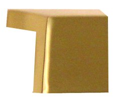 Solid Brass 3/4" Centers Tab Pull in Polished Brass